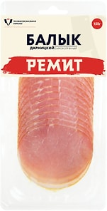 Изображение товара Балык Ремит Дарницкий сырокопченый нарезка 150г