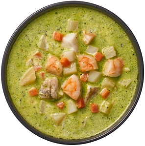 Изображение товара Суп Перекресток Select сливочный суп с треской, креветками и песто 300г