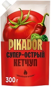 Изображение товара Кетчуп Pikador супер-острый 300г