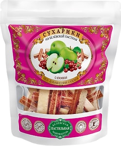 Изображение товара Сухарики Белевская пастила Без сахара с клюквой 40г