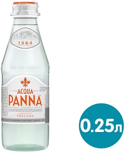 Изображение товара Вода Acqua Panna минеральная негазированная 250мл