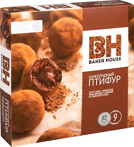 Изображение товара Пирожные Baker House Птифур с трюфельным кремом 225г