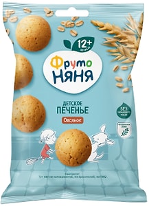 Изображение товара Печенье ФрутоНяня Овсяное 50г