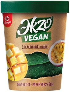 Изображение товара Десерт Эkzo Vegan на кокосовой основе Манго-Маракуйя 270г