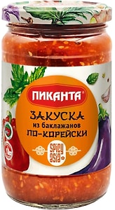 Изображение товара Закуска Пиканта из баклажанов по-корейски 360г