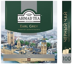 Изображение товара Чай черный Ahmad Tea Earl Grey 100*2г