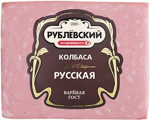 Изображение товара Колбаса Рублевский Русская вареная 400г