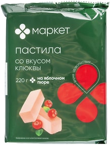 Изображение товара Пастила Маркет Клюква 220г