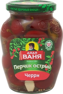 Изображение товара Перчик Дядя Ваня Черри острый 350г