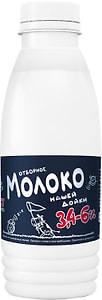 Изображение товара Молоко из молока Нашей дойки 3.4-6% пастеризованное 430мл