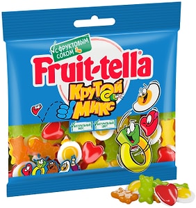 Изображение товара Мармелад Fruit-tella жевательный Крутой микс 150г