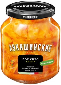 Изображение товара Капуста Лукашинские Кимчи по-корейски 340г