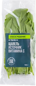 Изображение товара Щавель Умное решение от Vprok.ru свежий 100г упаковка