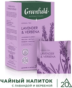 Изображение товара Чайный напиток Greenfield Natural Tisane Лаванда-Вербена 20*1.8г