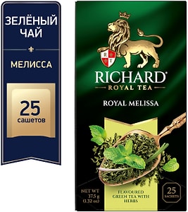 Изображение товара Чай зеленый Richard Royal Melissa 25*1.5г