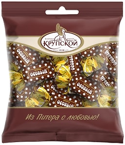 Изображение товара Конфеты Особый шоколад темный 200г