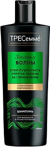 Изображение товара Шампунь для волос Тресемме Локоны и волны Для вьющихся и пушистых волос 360мл