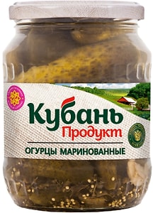 Изображение товара Огурцы Кубань продукт маринованные 680г