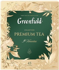 Изображение товара Набор чая Greenfield 9 вкусов 45 пак