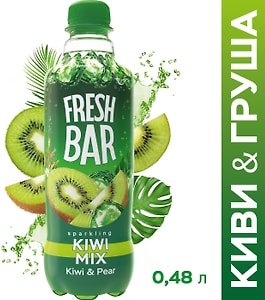 Изображение товара Напиток Fresh Bar Kiwi Mix Киви-Груша 480мл