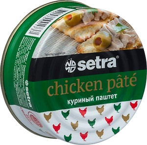 Изображение товара Паштет Setra Куриный 100г