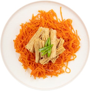 Изображение товара Салат Спаржа соевая с морковью по-корейски 200г