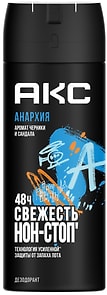 Изображение товара Дезодорант Акс Anarchy For Him Черника и сандал 48 часов защиты 150мл