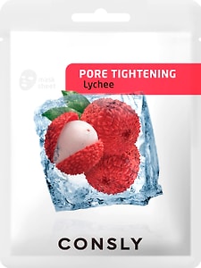 Изображение товара Маска для лица Consly Pore Tightening тканевая с экстрактом личи 20мл