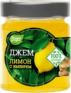 Изображение товара Джем Лесные Угодья Лимон с имбирем 280г