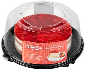 Изображение товара Торт Пломбир-клубника Народный Кондитер 520г