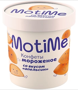 Изображение товара Мороженое MotiMe пломбир в глазури со вкусом Манго 15% 140г