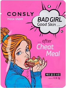 Изображение товара Маска для лица Consly Bad Girl Good Skin тканевая после читмила 23мл