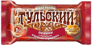 Изображение товара Пряник Ясная Поляна Тульский с вареной сгущенкой 130г