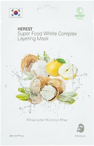 Изображение товара Маска для лица Herest Super Food White Complex Layering Mask Увлажняющий комплекс 23мл