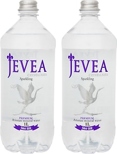 Изображение товара Вода Jevea Crystalnaya минеральная природная газированная 1л
