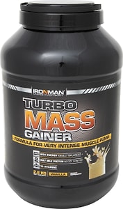 Изображение товара Гейнер IronMan Turbo Mass Gainer Ваниль 2.8кг