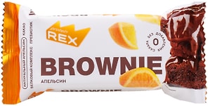Изображение товара Пирожное ProteinRex протеиновое Брауни Апельсин 50г