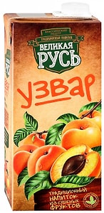 Изображение товара Узвар Великая Русь из кураги 1л