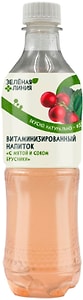 Изображение товара Напиток Зеленая Линия С мятой и соком брусники 5л