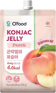 Изображение товара Желе OFood Дэсанг из конняку со вкусом персика 150г