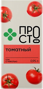 Изображение товара Сок ПР!СТ томатный с мякотью 950мл