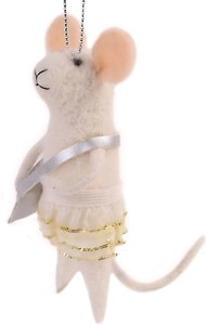 Изображение товара Украшение новогоднее Magic Time Мышка с сумочкой 6.5*8*11.5см
