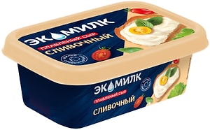 Изображение товара Сыр Экомилк плавленый Cливочный 55% 180г