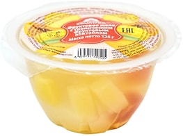 Изображение товара Желе фруктовое Countree с тропическим фруктовым коктейлем 125г