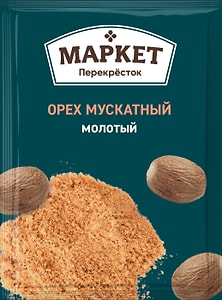 Изображение товара Орех мускатный Маркет Перекресток молотый 18г
