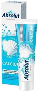 Изображение товара Зубная паста Absolut Professional Calcium Реминерализация и восстановление эмали 110г