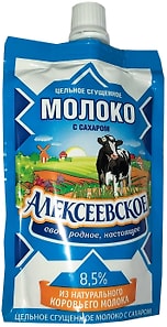 Изображение товара Молоко сгущенное Алексеевское с сахаром 8.5% 100г