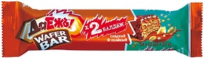 Изображение товара Конфета Даежъ Wafer Bar с карамелью арахисом и солеными кранчами 54г