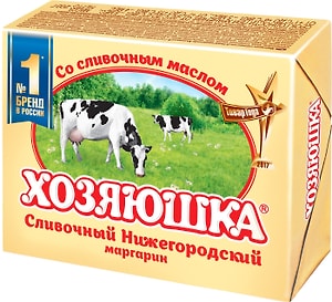 Изображение товара Маргарин Хозяюшка Сливочный Нижегородский 60% 200г