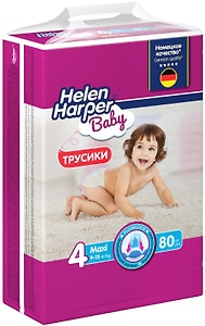Изображение товара Подгузники-трусики Helen Harper Baby 4 размер Maxi 9-15кг с мягким пояском 80шт